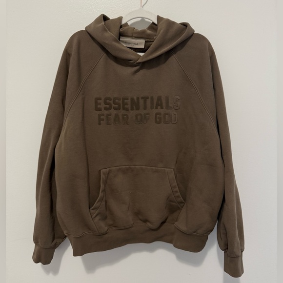 Essentials Other - Fear of God Essentials Army Green Hoodie Size S Streetwear